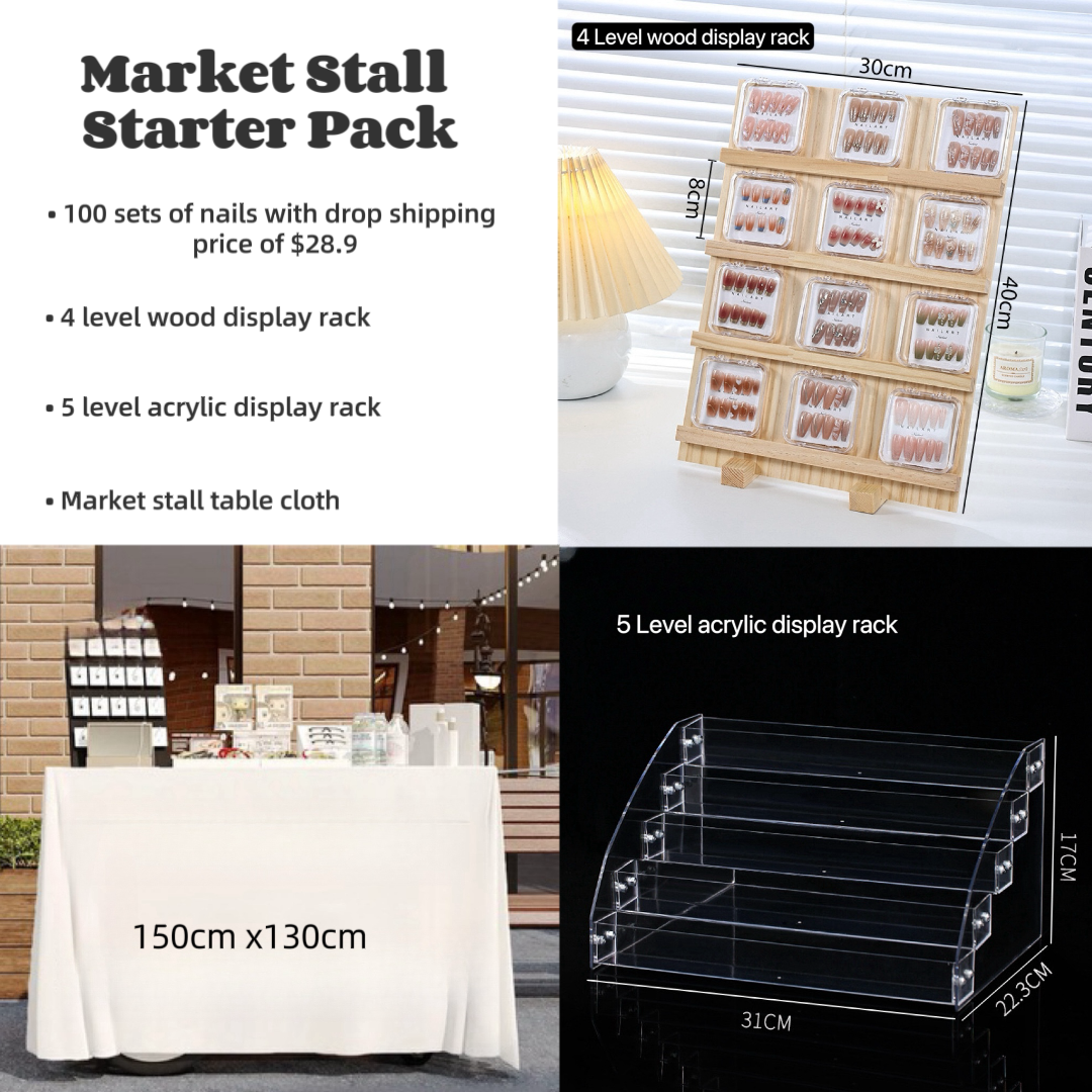 Market Stall Starter Pack X 100 sets