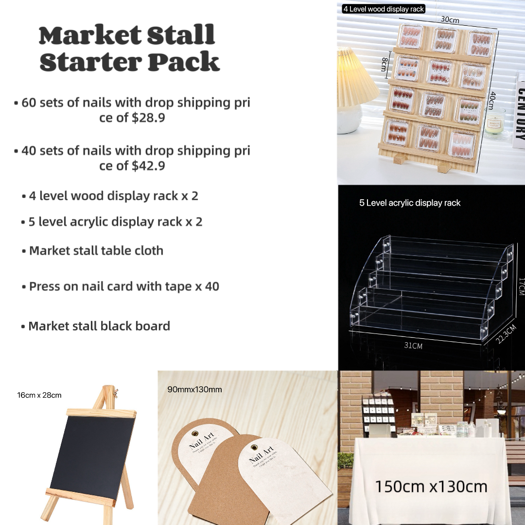 Market Stall Premium Pack X 100 sets